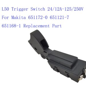 L50 Trigger Switch 24/12A-125/250V For Makita 651172-0 651121-7 651168-1 Replacement Part