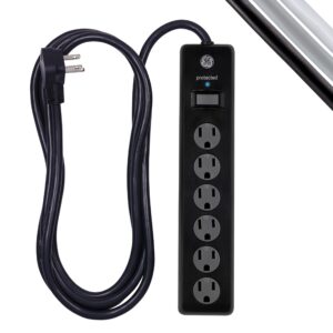 GE Surge Protector Bundle with 4 Outlets, 2 USB Ports, 10ft Cord and 6 Outlets