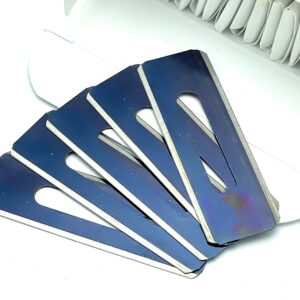 CCA Slotted Round Edge Trimming Knife Blades x 100