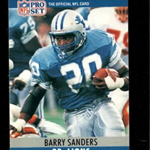 1990 PRO SET #102 BARRY SANDERS NMMT LIONS HOF