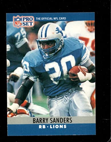 1990 PRO SET #102 BARRY SANDERS NMMT LIONS HOF