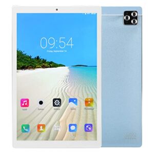 10.1inch 1080x1920 hd tablet, mt6592 10 cores cpu, front 800w rear 1300w cameras, 2.4g 5g wifi, capacitive screen 5 point touch, bluetooth 5.0, 8000mah rechargeable, 3g calling tablet(blue)