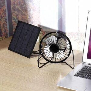 Amikadom #cqY67A Solar Panel Powered Fan Mini Ventilator Exhaust Fan for Greenhouse Motorhome House Chicken House Outdoor Ventilation