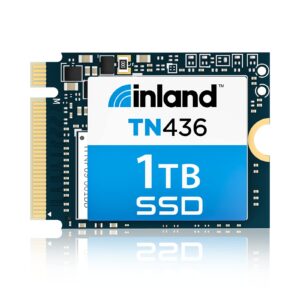 inland tn436 1tb m.2 2230 ssd pcie gen 4.0x4 nvme internal solid state drive, 3d tlc nand gaming internal ssd, compatible with steam deck rog ally mini pcs