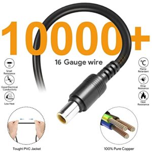MJPOWER Car Charger Compatible with BLUETTI Car Charging Cable EB3A / EB70 / EB70S Portable Power Station 6.6 Feet 16AWG UL Certified DC Power Cord & 15A Fuse