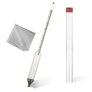 Maple Syrup Hydrometer, Baume and Brix Scale, Maple Syrup Density Kit Syrup Hydrometer for Measure Sugar and Moisture Content (Density) of Boiled Sap