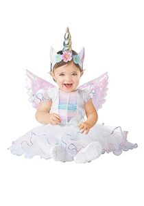infant enchanted unicorn costume pastel unicorn outfit for babies with unicorn headband colorful halloween costume 6/12 months