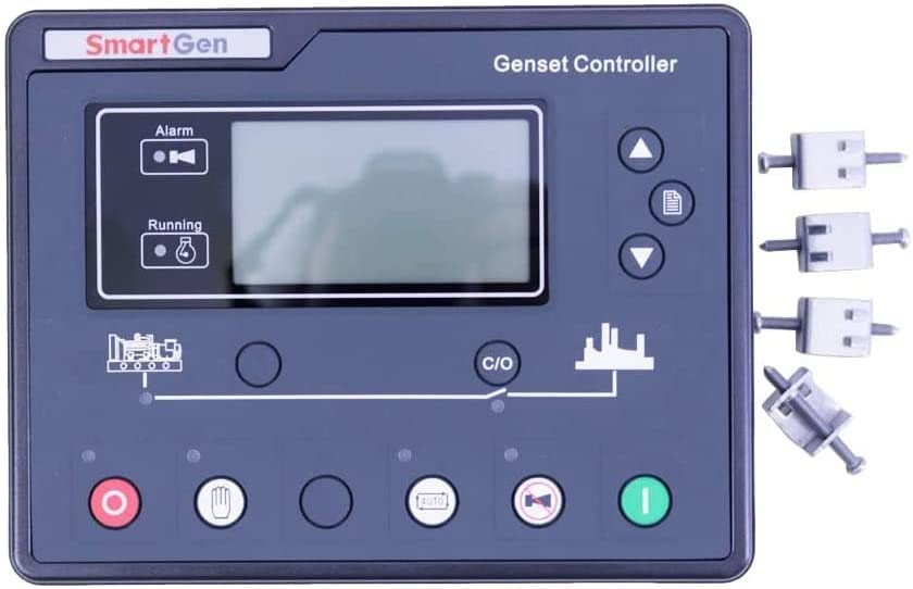 YFYIQI Generator Set Controller Automatic Start/Stop Genset Controller Auto Start Module with Waterproof Security Level IP55 Short Message Service Function Schedule Control