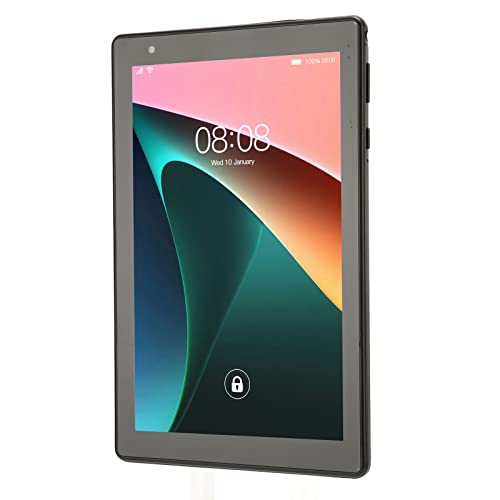 8 Inch Black Octa Core Tablet Support 128G TF Card Phone Tablet 10.0 Read (US Plug)