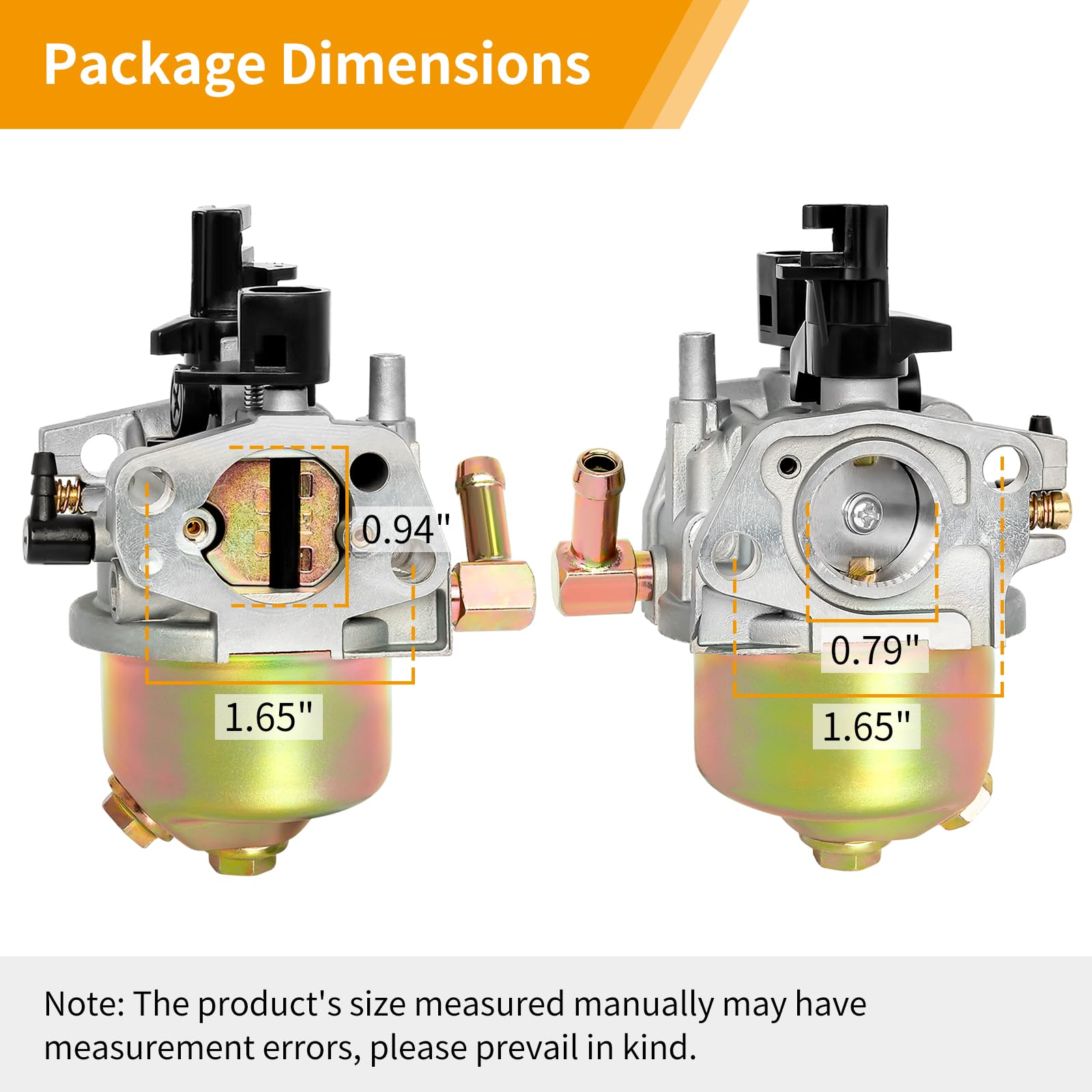 951-05251 Carburetor for Craftsman Snowblower Carburetor Engine - Carburetor Assembly Compatible with MTD Cub Cad et Troy Bilt 208CC 270-QU 370-QU Snow Blower Thrower, Replaces 651-05251 HY-170SB Carb