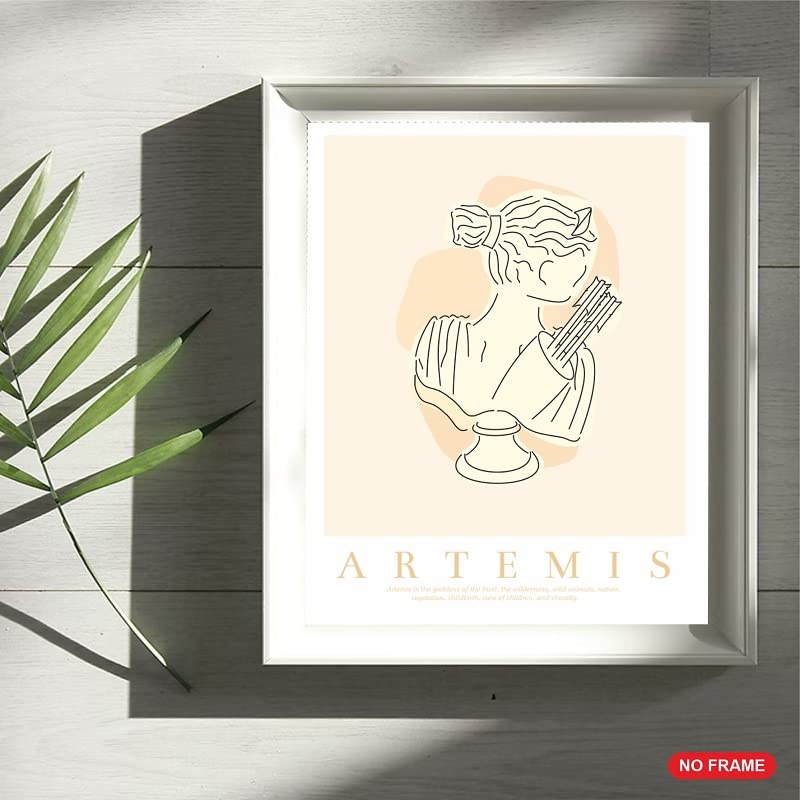 Print A To Z® | Greek Mythology Wall Art Poster - Unframed 8x10 inches Set of 6 Greek Decor, Greek Mythology Gifts, Greek Goddess Decorations, Poster Prints, Handmade Poster Prints, Handmade Wall Art,