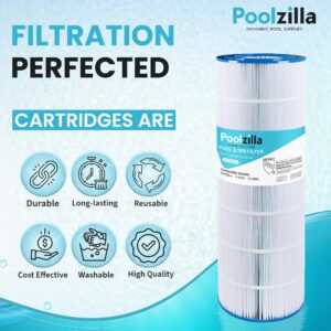 Poolzilla 1 Pack Pool Filter Cartridge Replacement for PAP200, Pentair CC200, Filbur FC-0688, Unicel C-9419, Aladdin 29902, Baleen AK-8005, Pure N Clean PC-0688, R173217, Predator 200, SD-00071