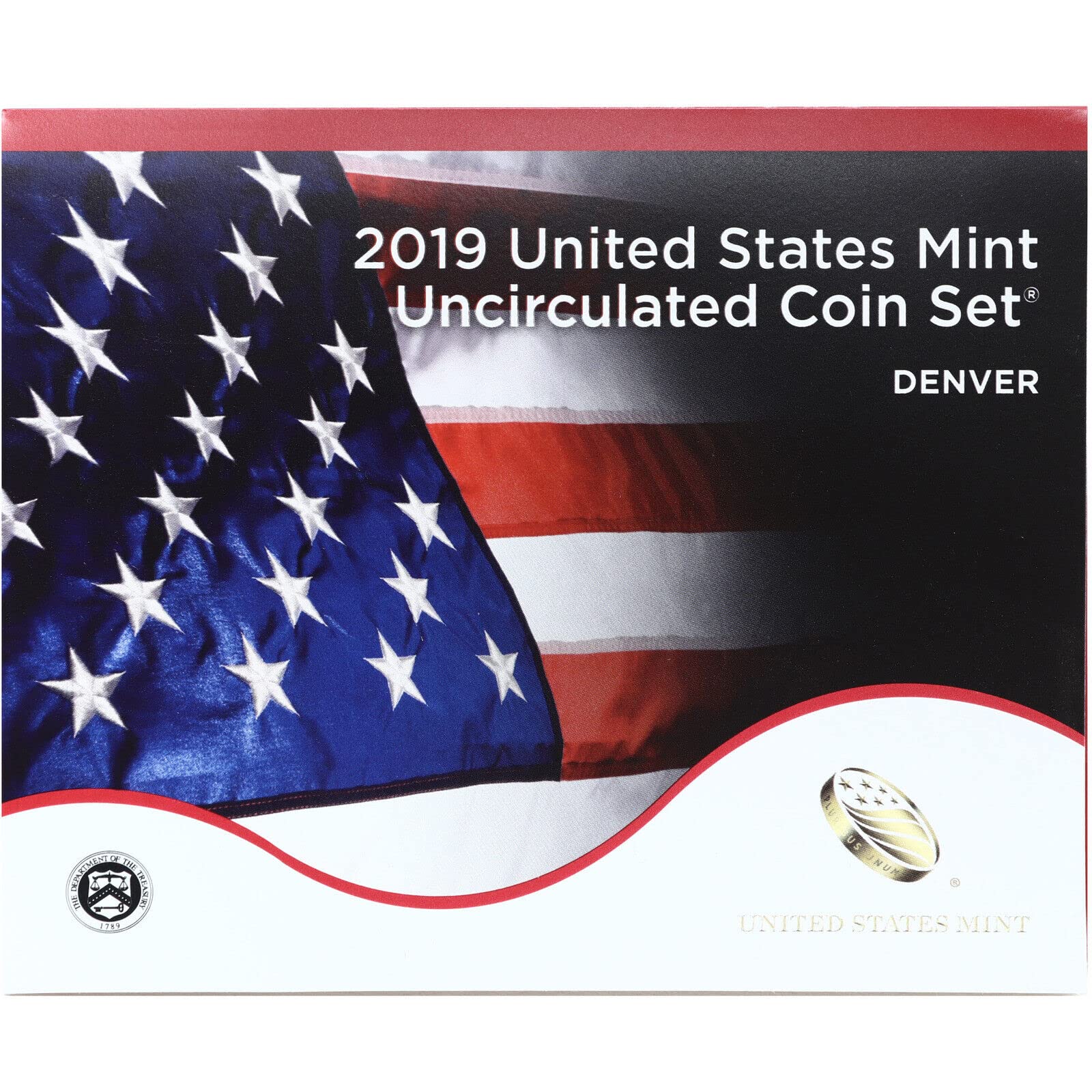 2019 P & D - 20 Coin Uncirculated Mint Set with COA - Dollars, Halfs, Quarters, Dimes, Nickels, Pennys US Mint Brilliant Uncirculated OGP