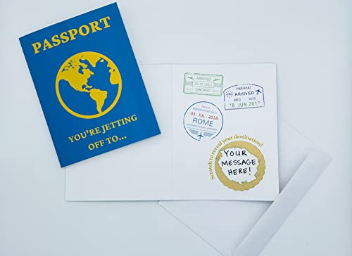 You're Jetting Off To Passport Travel Card Scratch To Reveal Your Personal Message Surprise Gift