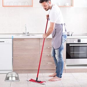 Cabilock Stainless Steel Trash Shovel Stainless Steel containers Heavy Duty dust pan Handheld Broom Metal Garbage Shovel Stainless Steel Dustpan Heavy Duty Dustpan Home Cleaning Dustpans