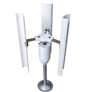 dnysysj wind power turbine, wind generator kit white vertical axis wind generator with 3 blade and controller 12v for hybrid solar wind system (watts, 30)