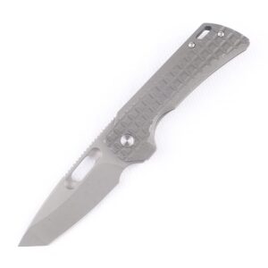 jeabrother knife outdoor camping m390 tc4 titanium flap pocket folding knife