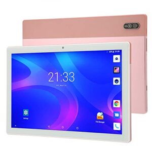 10.0 Inch Tablet Calling Tablet Front 8MP Rear 13MP 100240V 8 Core CPU 8GB 256GB Pink 1920x1200 for Gaming (US Plug)