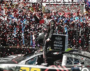 2022 daniel suarez sonoma 1st win nascar signed auto 8x10 photo w/coa #2 - autographed nascar photos