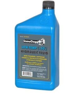 snowdogg® low-temperature blue hydraulic fluid case of quarts