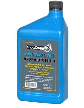 SnowDogg® Low-Temperature Blue Hydraulic Fluid Case of Quarts