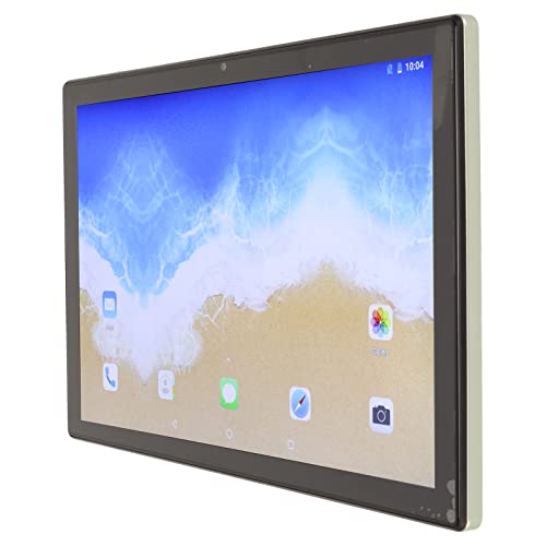 Tablet PC, 10 Inch Tablet 6G RAM 128G ROM 100240V Green for Travel for Home (US Plug)