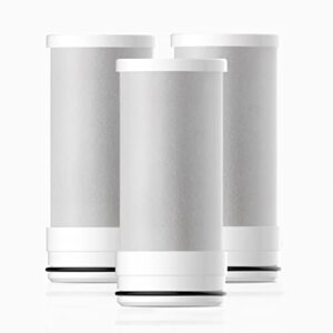 mist- water filter for sink replacement filter, rfmfs395 replacement filter for faucet mounted filtration systems, replaces mist mfs094, mfs095 & all similar designs, tap water filter (3 pack)