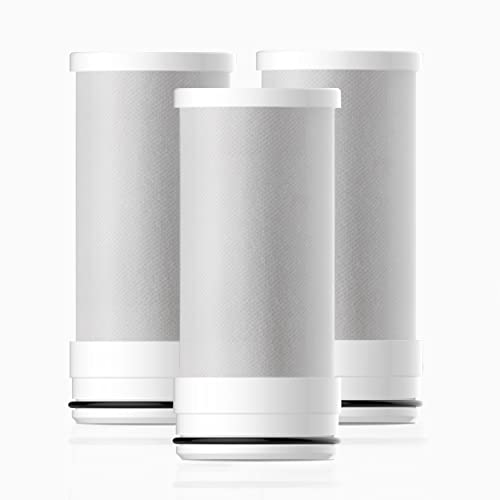 Mist- Water Filter for Sink Replacement Filter, RFMFS395 Replacement Filter for Faucet Mounted Filtration Systems, Replaces Mist MFS094, MFS095 & all Similar Designs, Tap Water Filter (3 Pack)