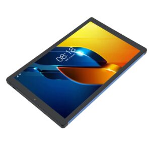 zerodis 128gb tablet, 10 core cpu 5g wifi 100240v modern blue 10.1 inch hd music tablet (us plug)
