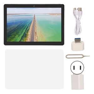 10.1in Tablet, RAM 4GB Dual Standby Gaming Tablet for Travel for Office for Home (US Plug)