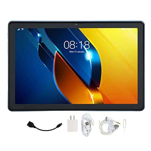 10 Inch Tablet, Callable Tablet 6GB 128GB 1920x1200 5G WiFi for Home (US Plug)