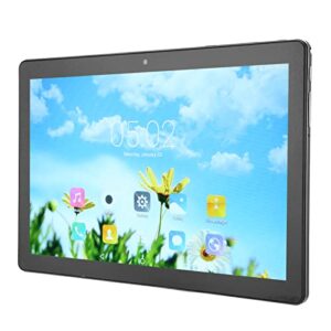 lbec tablet, 10.1 inch tablet octa core cpu processor 10.1 inch 2.4g 5g wifi for travel for home (black)