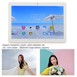 Tablet Computer, Aluminum Alloy LCD 1280x800 Resolution 1GB RAM 16GB ROM 8 Core Tablet PC 8000mAh for Video for Working (US Plug)