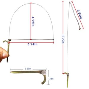 Professional Bird Trap for Chicken, Pheasant，Wild Duck, Partridge Mallard and Other Medium-Sized Birds Tying Birds' feet Won't Hurt Them