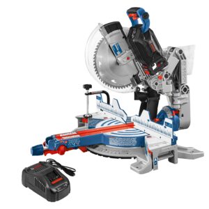 18V PROFACTOR 12" Dual-Bevel Glide Miter Saw Kit w/ (1) 8.0 Ah CORE Performance Battery with Free Impact Driver and Battery