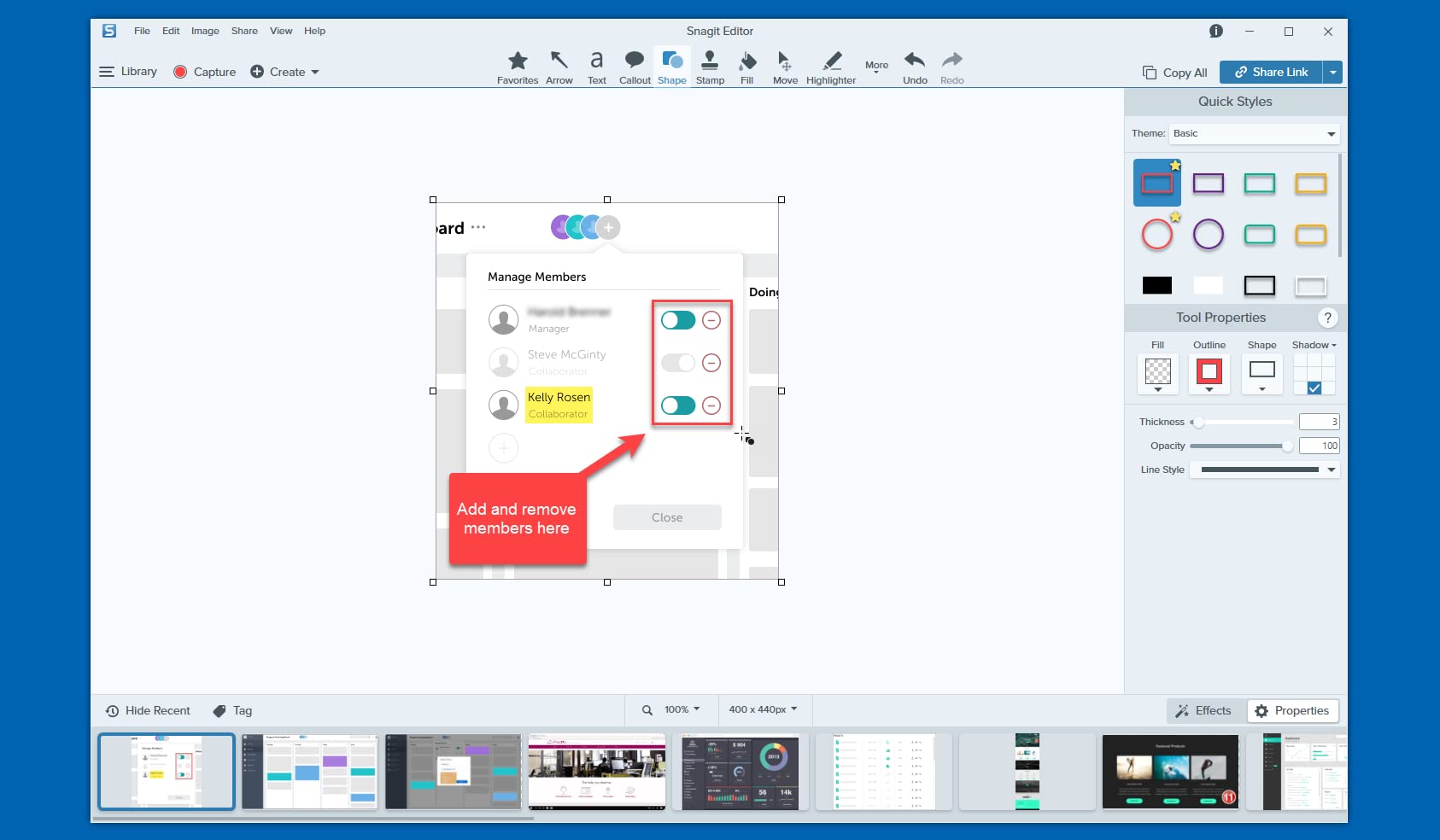 Snagit 2023 - Screen Capture & Image Editor [PC/Mac Online Code]