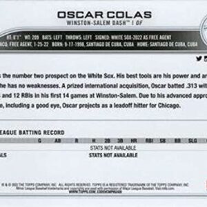 2022 Topps Pro Debut #PD-153 Oscar Colas NM-MT