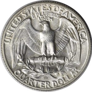 1952 D Washington DDO Quarter 2-O-VI Uncertified MS63