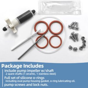 GRONGU Hot-tub Spa Pump Replacement Parts for Coleman Lay-Z-Spa SaluSpa Pump Repair Kit w/Impeller & Shafts #P4071, 58113…