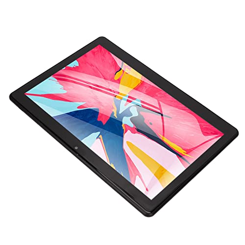 Naroote 10.1 Inch Tablet, Black Tablet PC Front 8MP Rear 16MP 100240V MT6797 10 Cores for Reading for 10.0 (US Plug)