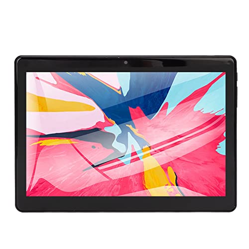 Naroote 10.1 Inch Tablet, Black Tablet PC Front 8MP Rear 16MP 100240V MT6797 10 Cores for Reading for 10.0 (US Plug)