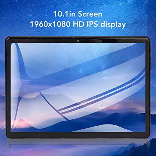 Naroote 10.1 Inch Tablet, Black Tablet PC Front 8MP Rear 16MP 100240V MT6797 10 Cores for Reading for 10.0 (US Plug)