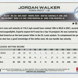 2022 Topps Pro Debut #PD-112 Jordan Walker NM-MT