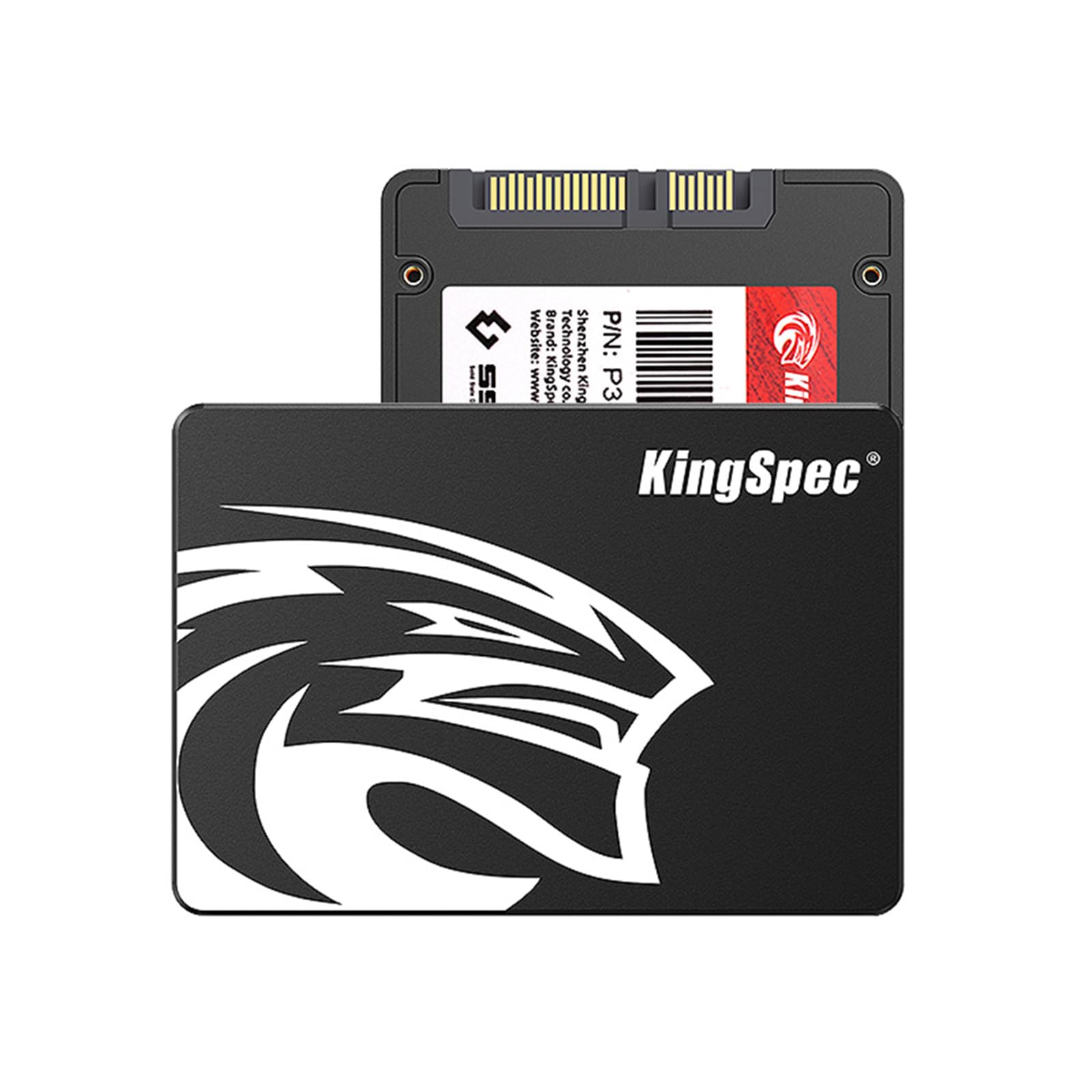 KingSpec 1TB SATA III SSD 6Gb/s, 2.5" SATA SSD with 3D NAND Flash, Internal Solid State Hard Drives, for Laptop and PC Desktop (R/W Speed up to 550/520 MB/s)