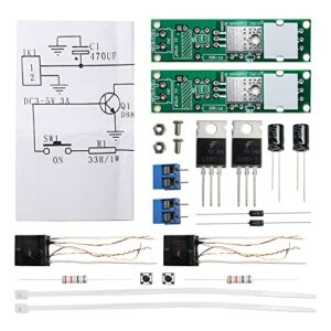 wixine 2pcs dc 3v-5v arc generator high voltage boost module diy kit electronic lighter