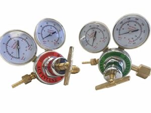arc-power for replacement regulator gauge set for victor type style gas welder outfit welding