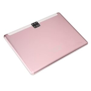 CHICIRIS 10.1in Tablet, Rose Gold 1960x1080 IPS 100240V HD Tablet for Playing (US Plug)