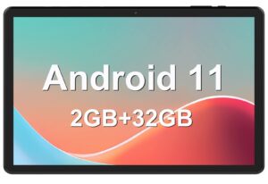 relndoo android tablet 10 inch, android 11 tablet 2gb ram 32gb rom 512gb expand, tablet android with 8000mah battery, wifi, gps, bluetooth, dual camera, gms certified