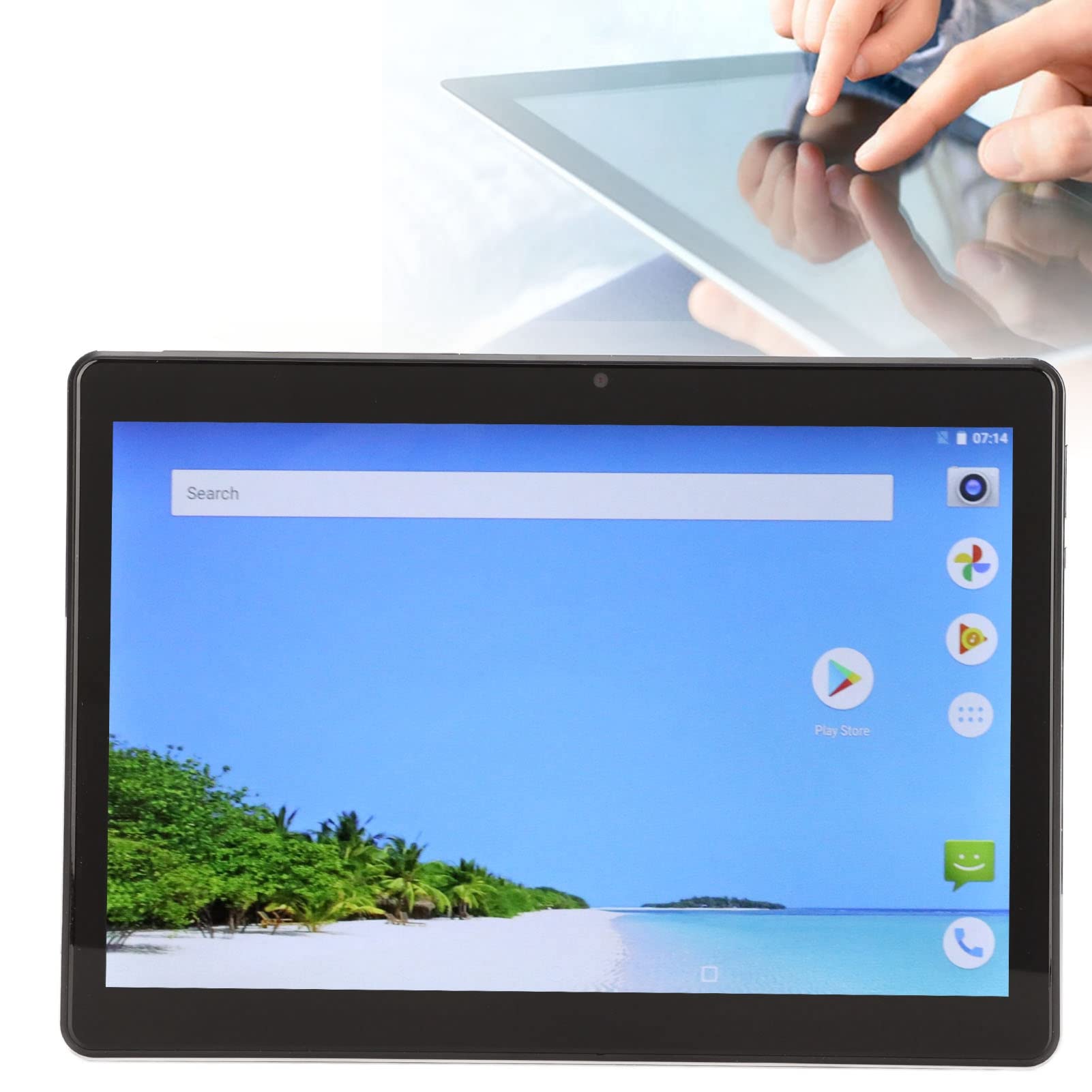 Tablet PC, for 8.0 4G Calling 10.1in Tablet 100240V Dual SIM Dual Standby for Office (US Plug)