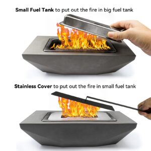 KILOGOGRAPH Tabletop Fire Pit - Smores Maker, Clearance Outdoor Fire Pit, Balcony Decor, City Bonfire, 7 pounds, Portable Fire Pit, Outdoor Fireplace for Patio, Table Top Firepit, Camping Supplies